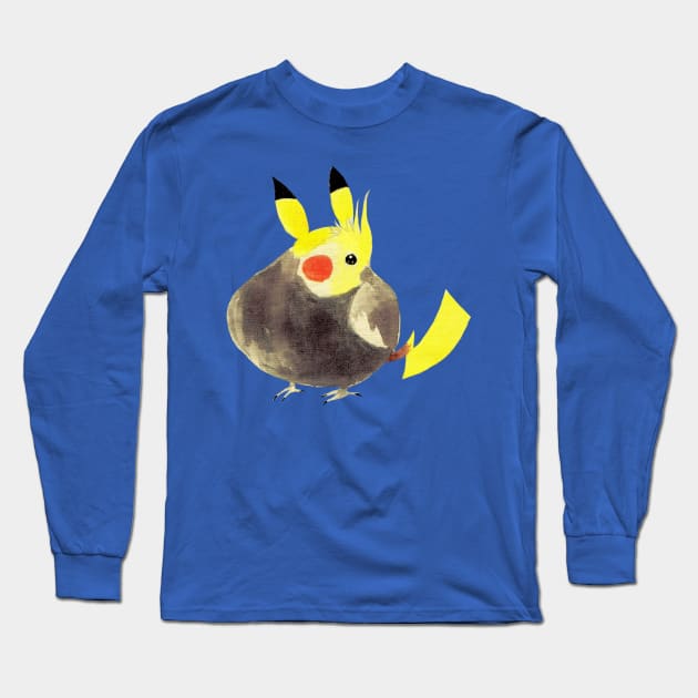 Pikatiel Cockatiel Long Sleeve T-Shirt by saradaboru